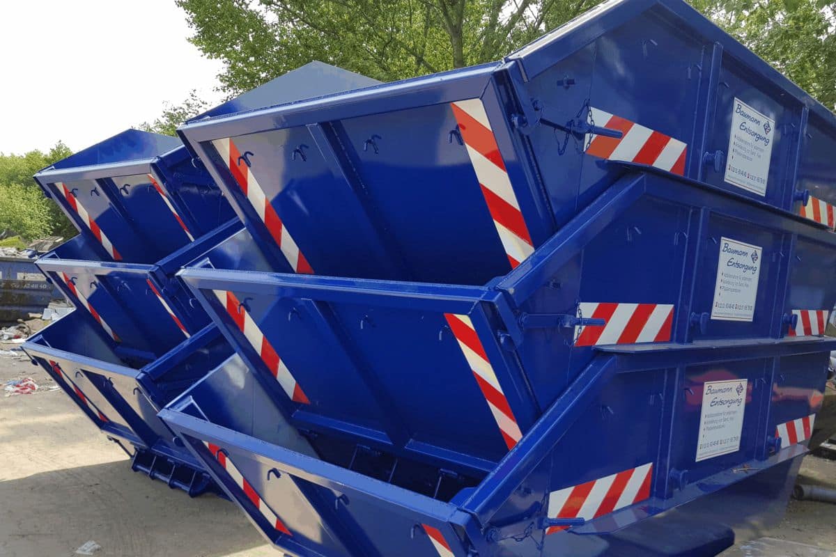 7m³ Absetzcontainer mit Klappe, Schubkarrenfreundlich 7m³ Absetzcontainer mit Klappe, Schubkarrenfreundlich